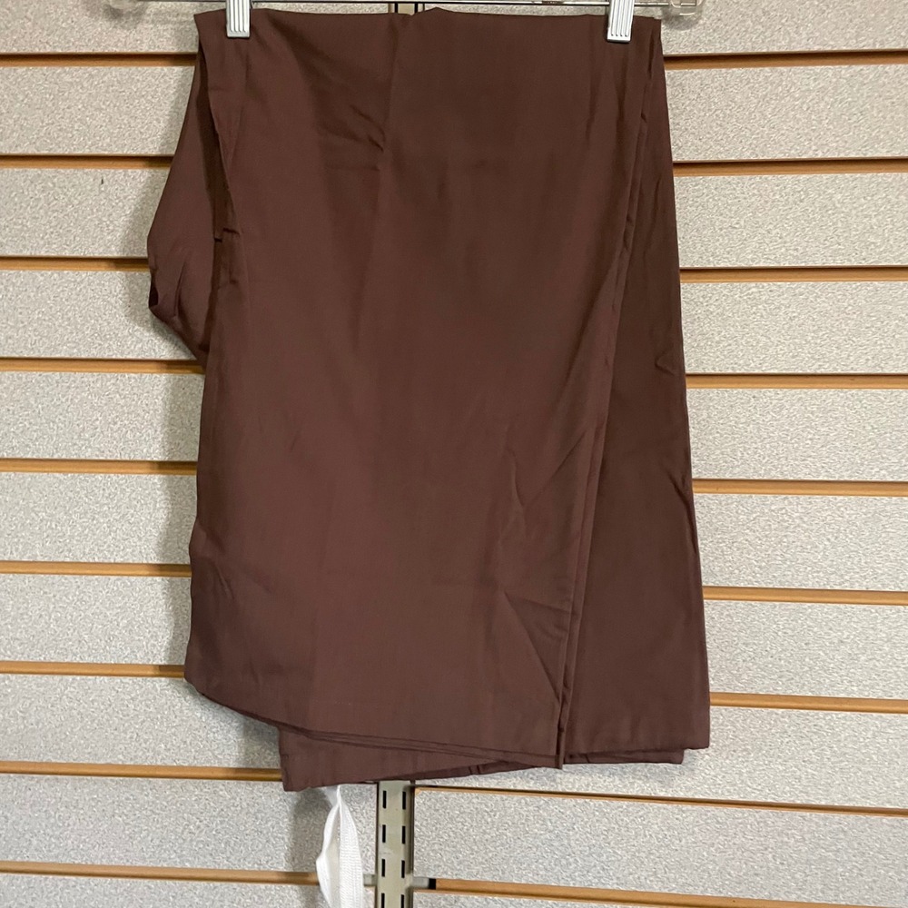 NWOTS Urbane‎ Scrubs Extra Large Petite Flare Leg Scrub Pants Chocolate Brown